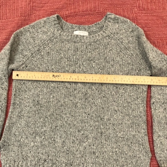 Kenar wool blend heather Gray Crew Neck Sweater - Picture 4 of 15